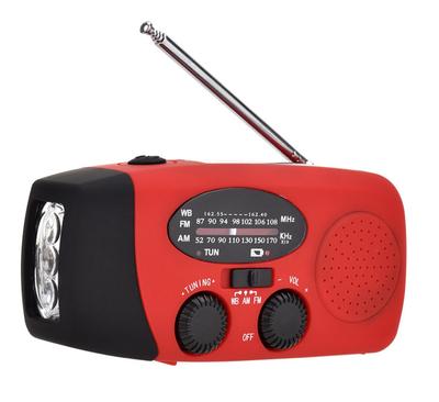 SUCCUL Emergency Radio with 2000mAh Emergency 3 Charging Smartphone Emergency Emergency Preparedness Multi-Function Battery, Flashlight, Methods,