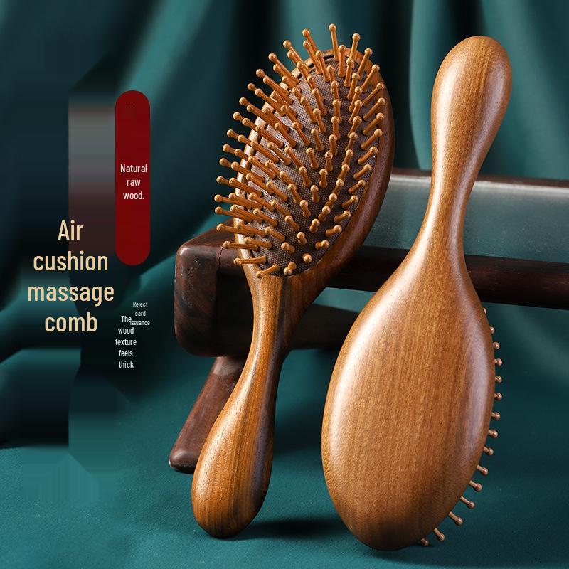 

Sandalwood Air Cushion Paddle Brush for Meridian Massage