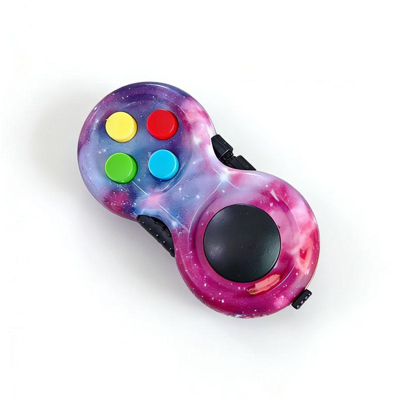 Fidget Controller Button Clicker Anxiety Add Adhd Ocd Stress Reliever Toys Adults Kids Improve Focus Pass Time Gadgets