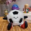 Cute Basketball Football Tennis Baseball Billiards Plush Toy Ball Keyring Soft Stuffed Ball Pillow Player Souvenir Birthday Gift