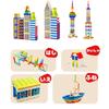 [100pcs] Wooden Building Blocks, STEM, for Boys Ages 4 and Up, Elementary School Students, Birthday Present, Assembly Fun for Adults Too [Complies