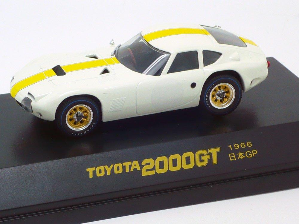 Q Model Toyota 2000GT 1966 Japan GP Tamura Trainingsspezifikation Gelber Streifen Fertigprodukt 1/43
