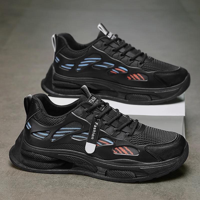 High-top new autumn thick-soled inner height increase casual running sports basketball dad trendy shoes