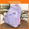 Cute Cloud Print Backpack Breathable Oxford Material Ergonomic Shoulder Straps