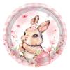 Watercolor Easter Themed Party Paper Plates Paper Cups Tissue Paper Straws Disposable Party Tableware Decorations