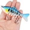 Fishing Lures Multiple Sections Baits Fishhooks Saltwater 3D Artificial Fishing Lures Segment Swimbait Fishing Tackle
