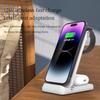 B27 3-in-1 Foldable Wireless Charger Phone Watch Earphone Charging Dock