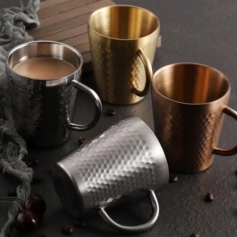 Coffee Cup Glass Cups Beer Mug Mate 304 Stainless Steel Cup Drinkware Drink Items Mugs Thermo Kitchen Dining Bar Home Garden