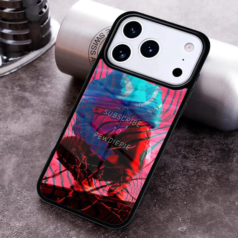 

PewDiePie Waves Phone Case for iPhone 17 16 15 Pro Max Air 14 13 12 11 Plus Shockproof Capa Cover iPhone 11 Pro