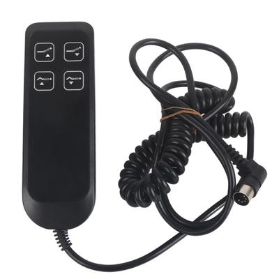 Black Electric Power Recliner Switch Simple Operation Electric Sofa Controller 4 Button 5 Pin for Home Office