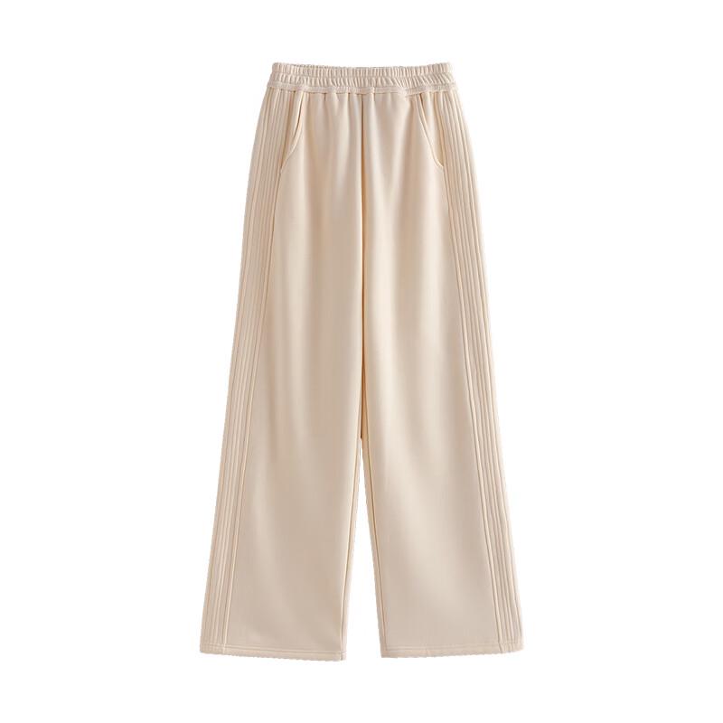 Women's Winter Fleece-Lined Wide-Leg Sport Trousers