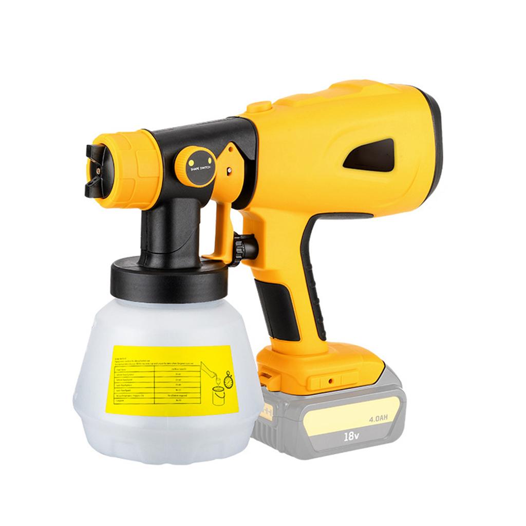 Cordless Paint Sprayer Replacement for DEWALT, RYOBI 20V Max Battery Handheld Electric Paint Sprayer with 1000ML Container