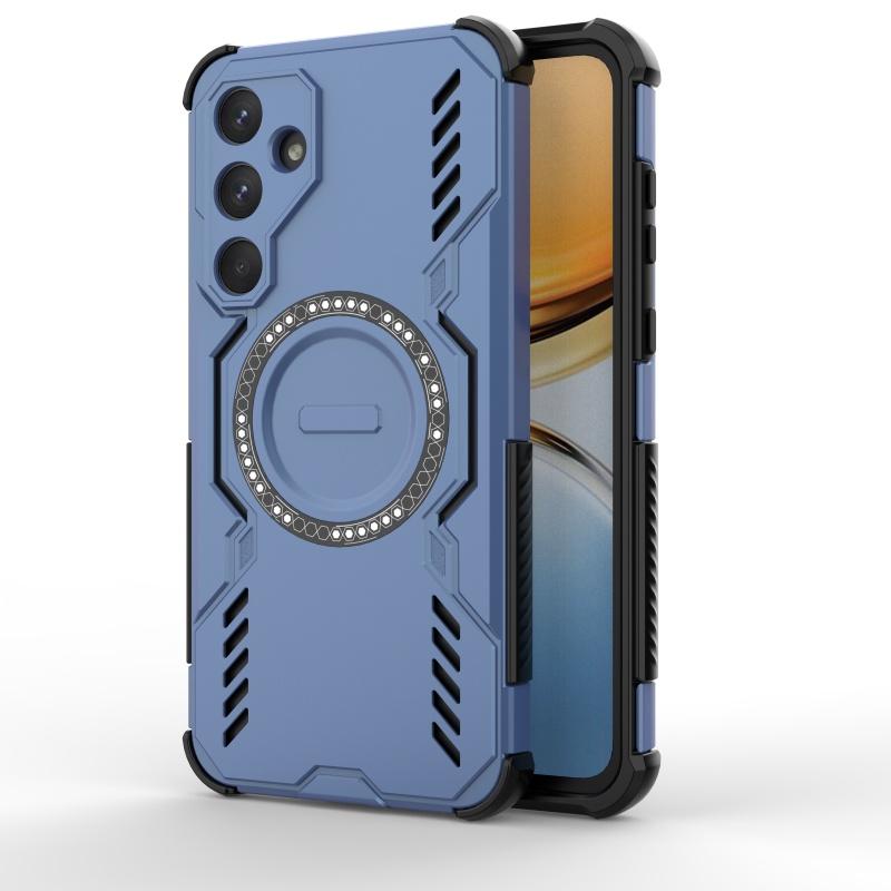 For Samsung A55 Case Cover Samsung Galaxy A55 Capas Annular Magnetic Hard Shockproof Magsafe Wireless Charge Fundas Samsung A55