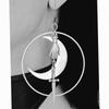 Crescent Tassel Sword Earrings - Retro Handcrafted Design