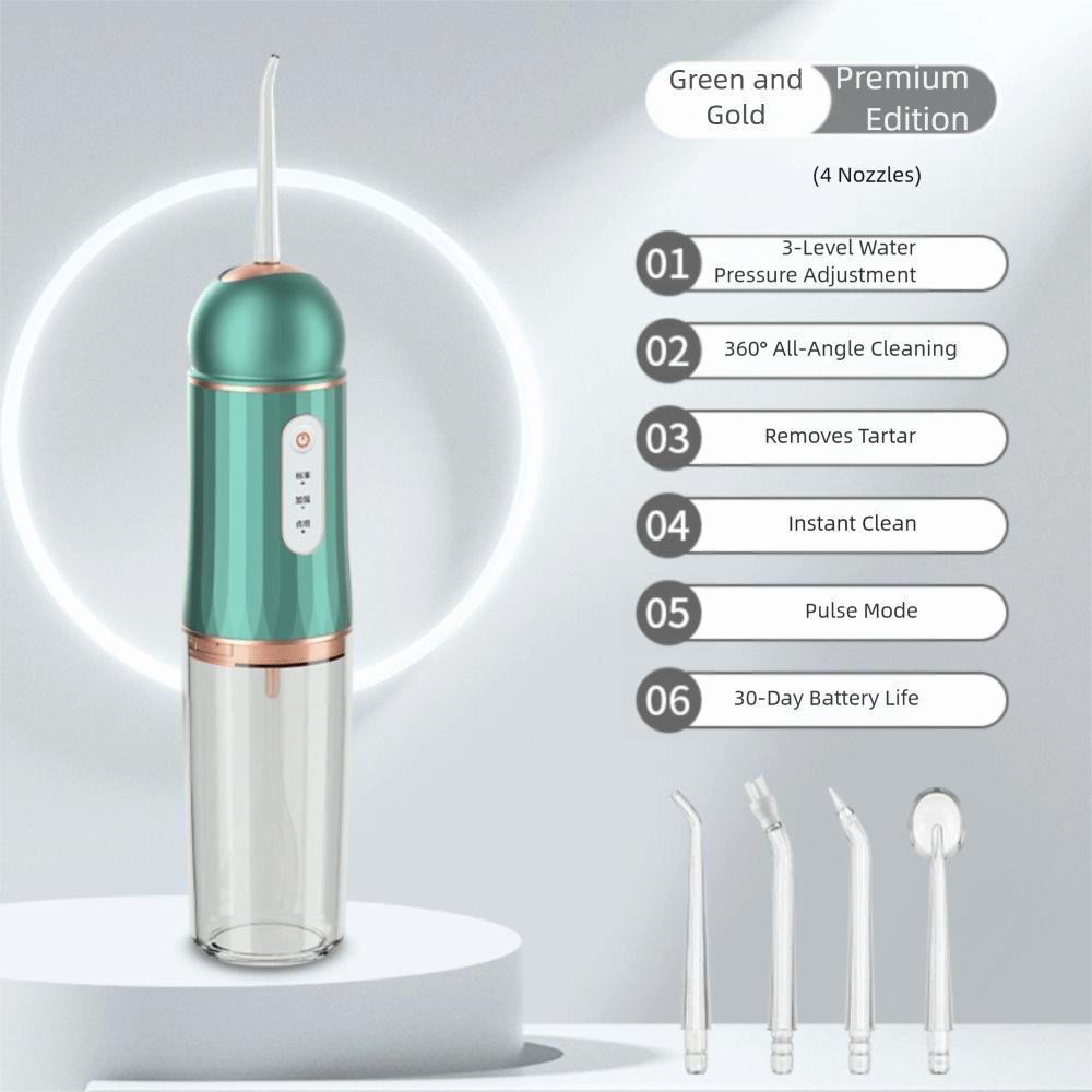 USB Rechargeable Water Flosser 3 Modes Oral Irrigator Dental Water Flosser  Oral Care