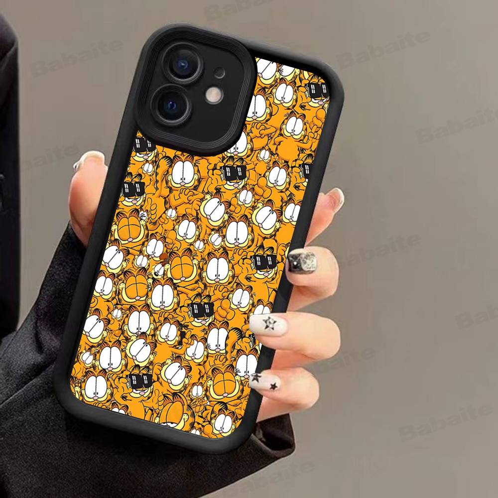 Cute Anime G-Garfields Cat Phone Case For Iphone 17 16 15 14 13 11 12 Pro Max Plus Protective Back Cover