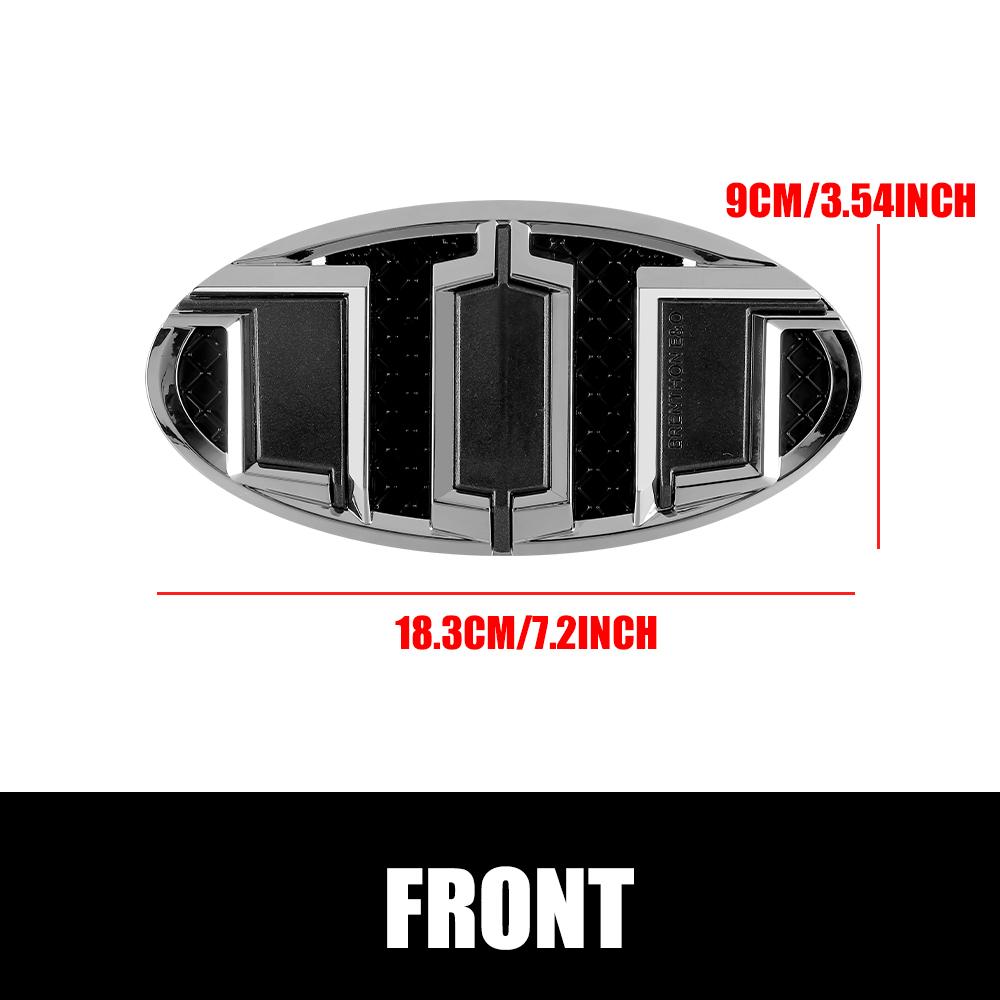 Car Accessories Front Grille Hood Rear Lid Trunk Stickers Badge For Kia Rio 2 3 K3 K5 Ceed Sportage Picanto Sorento Soul Optima