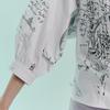 MAXZA Croquis Print Volume Sleeve Shirt Blouse Zc06qb021on