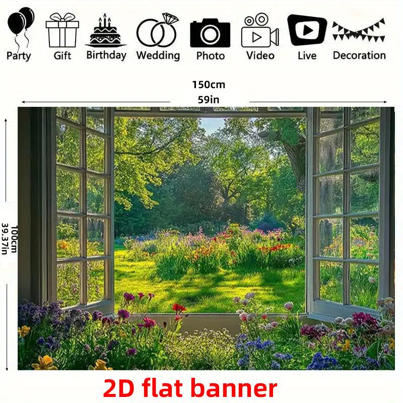 1Pcs Nordic Style Floral Pattern Decoration Background Backdrop Decorations For Photo Studio Photo Booth Party
