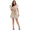 München Oktoberfest Kostüm Damen Bayerisch National Tracht Party Spitze Jacquard Bierkostüm