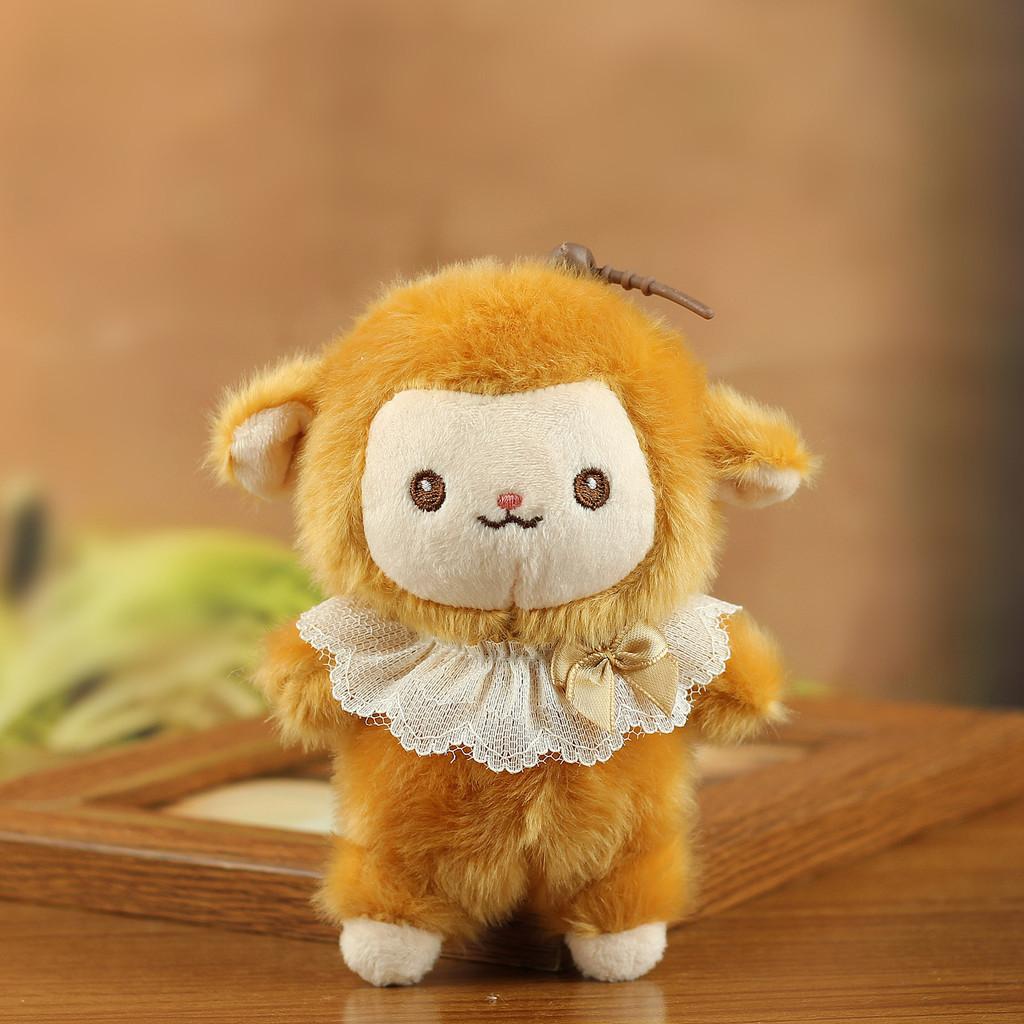 Plush Sheep Keychain Cute Animal Hanging Decor For Kids And Teens