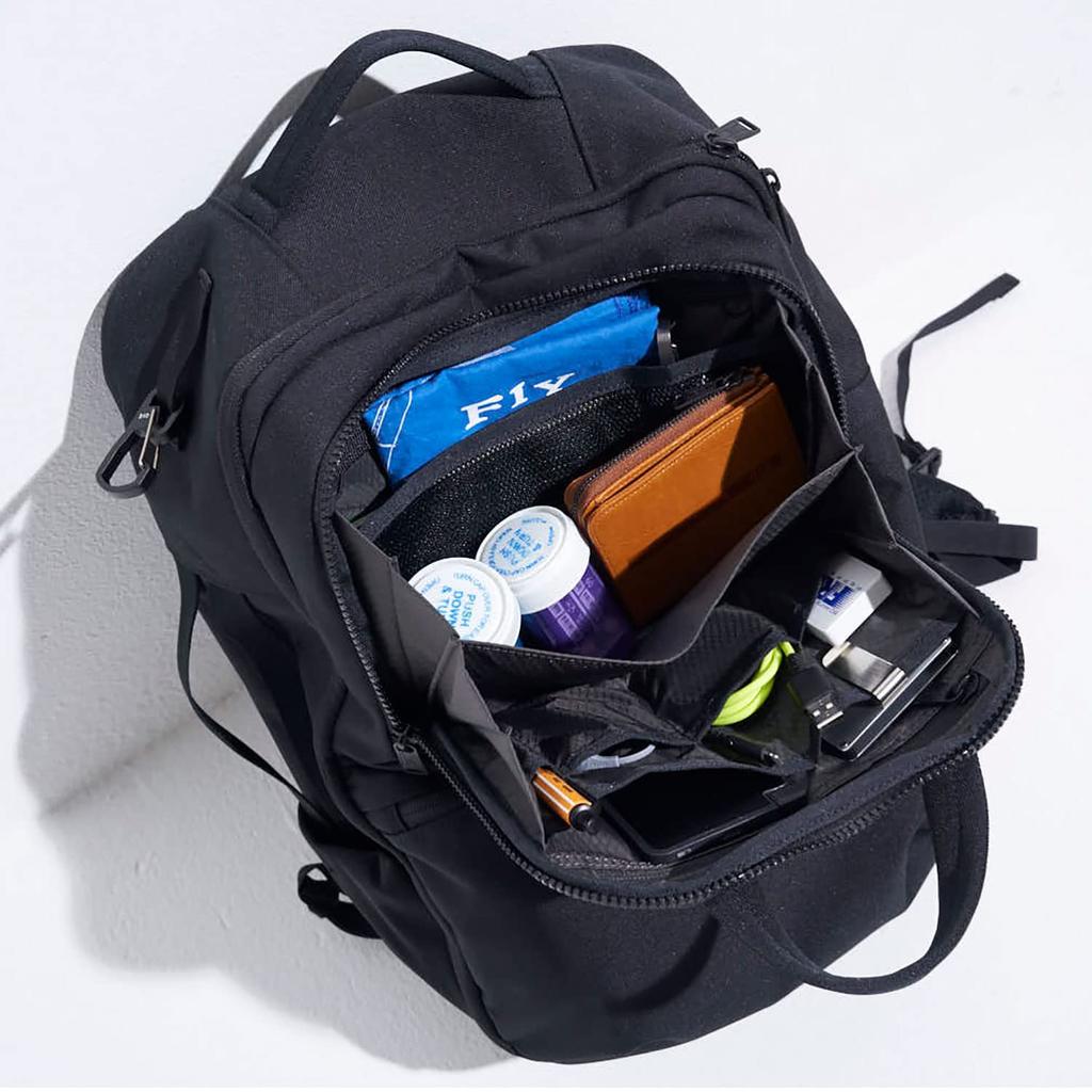 CIE ENOUGH 2-WAY BACKPACK NAVY, Waterproof, Made in Japan, Carabiner, Large Capacity, Functional Pockets, Backpack, Men's and Women's