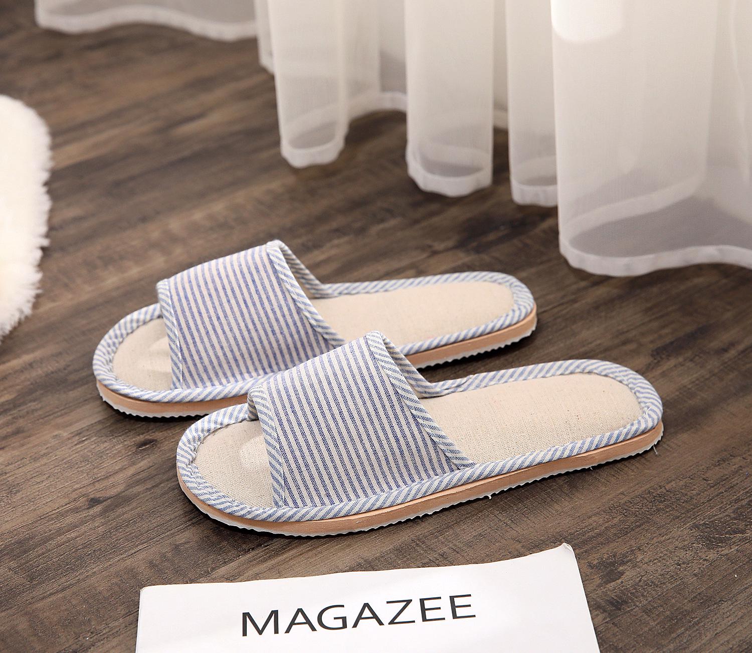 

Летние домашние тапочки из льна и хлопка - мужские и женские сандалии из ЭВА 39-40 (fits 37-39)