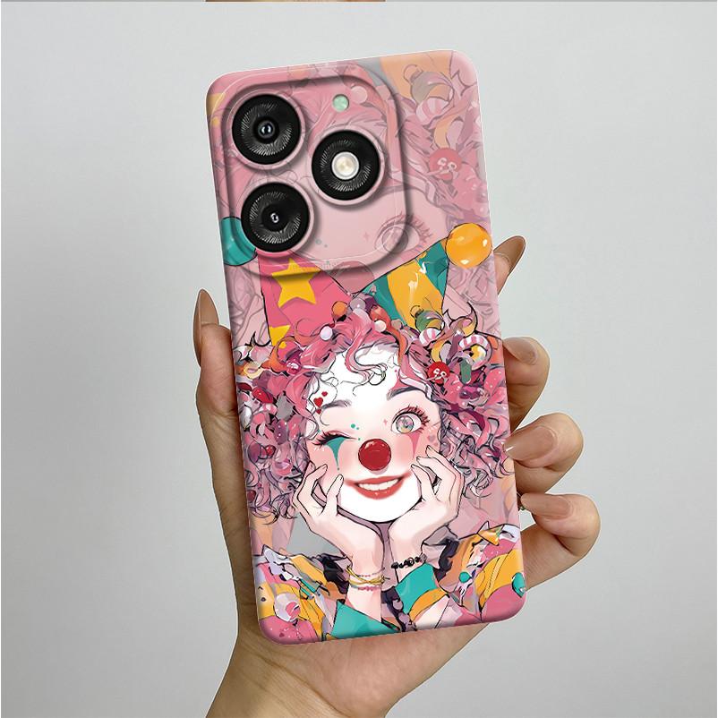 For Itel A50 A667L Casing Pretty Butterfly Flowers Soft Silicone TPU Shockproof Cover For Itel A50 A 50 ITELA50 2024 Phone Case