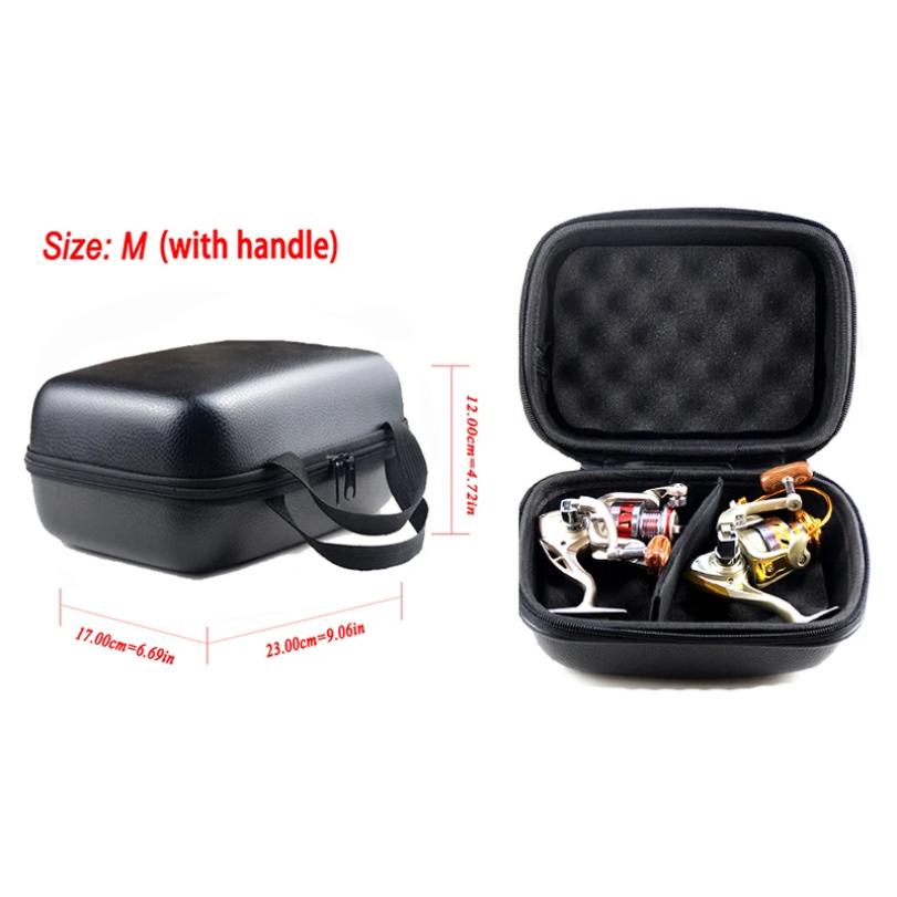 Fishing Reel Bag Shockproof Waterproof Spinning Reel Protective Cover Fishing Tackle Storage Case for Spinning Baitcasting Troll