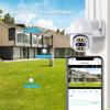 LS VISION 8MP 4MP 4K PTZ IP Kamera 8x Zoom Dual Objektiv Menschliches Erkennen CCTV Kamera Outdoor CCTV Wifi Video Überwachung kamera ICSEE Alexa