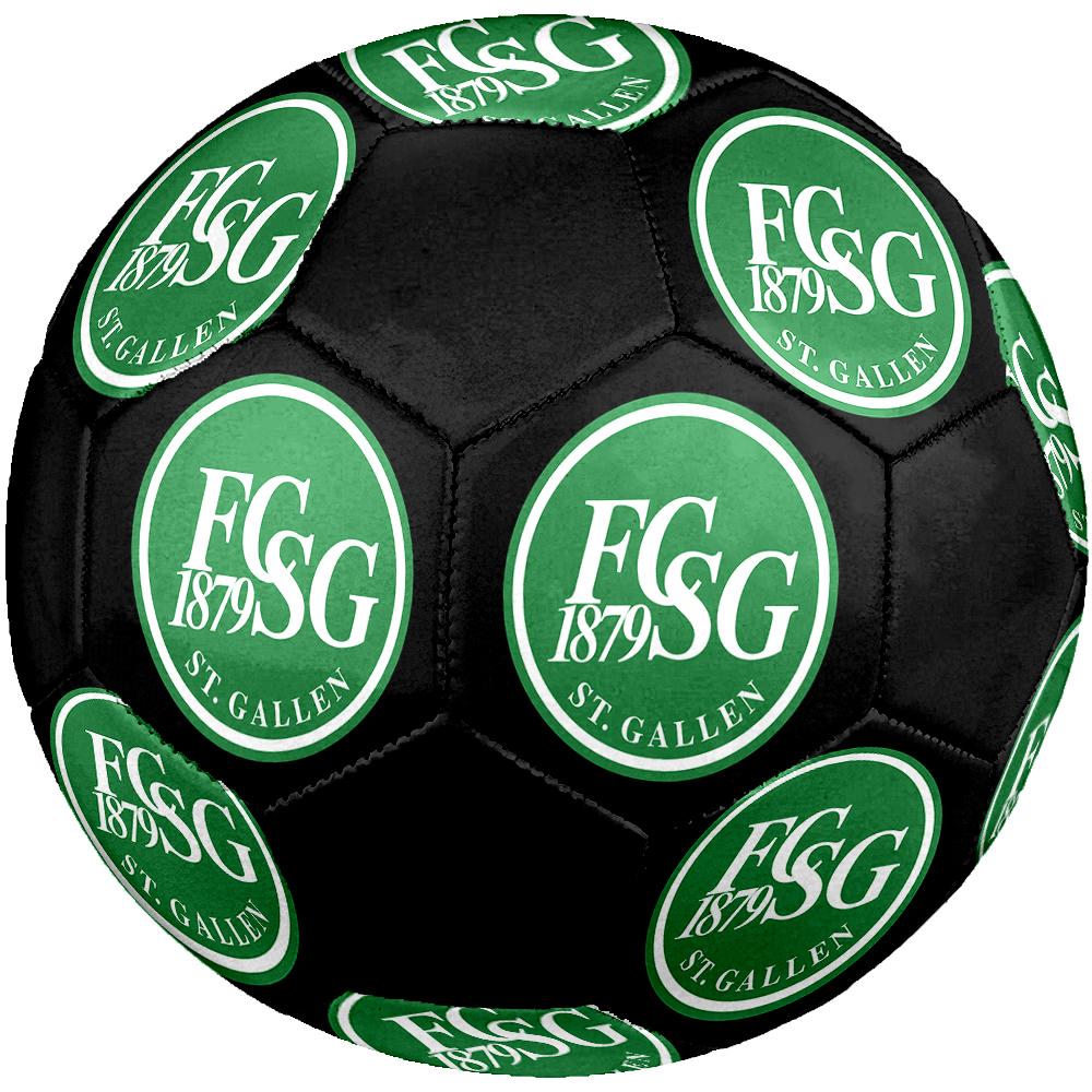 FC St.Gallen Size5 Soccer Ball, Colorful, Suitable for All Ages, Machine-stitched, PVC Material, Competition Grade,durable and High Bounce