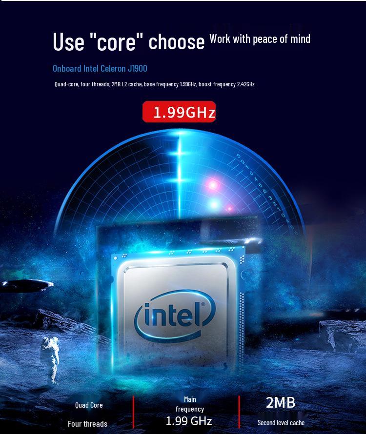 Yanling N3 Mini PC Industriale Fanless J1900: Doppia Rete, Basso Consumo