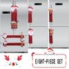 New Christmas Decoration Items: Creative and Cute Home Refrigerator Handles, Gloves, Microwave Oven Covers