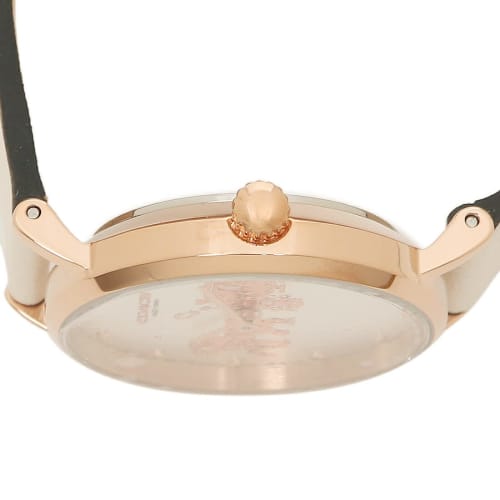 Coach Women's Perry Watch, 28mm, Quartz, Silver/White, Leather, 14503796