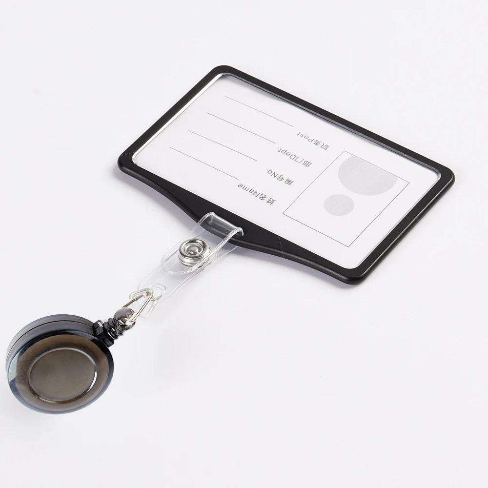 Ausweishalter Krankenschwester-Abzeichenhalter Krankenhaus Kartenhülle Ausziehbarer Abziehbarer Ausweishalter-Clip Kunststoff-Lanyard Namensschild Schlüsselanhänger Kartenclips