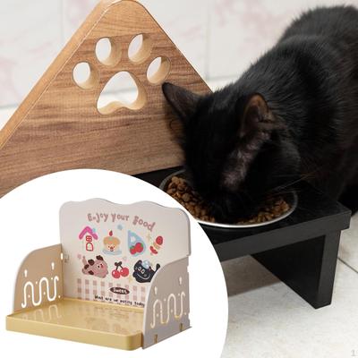 Erhöhter Katzennapf Futtertisch Haustierbedarf Rutschfeste Hundenäpfe Station Verhindert Verschütten