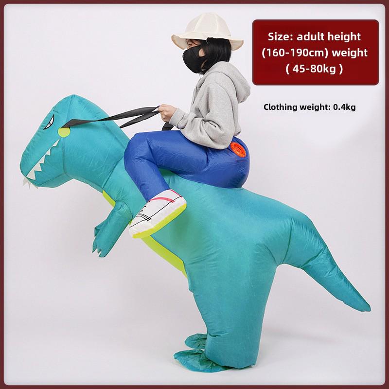 Dinosaurier Aufblasbares Kinderkostüm: Lustiges Halloween- und Outdoor-Performance-Outfit
