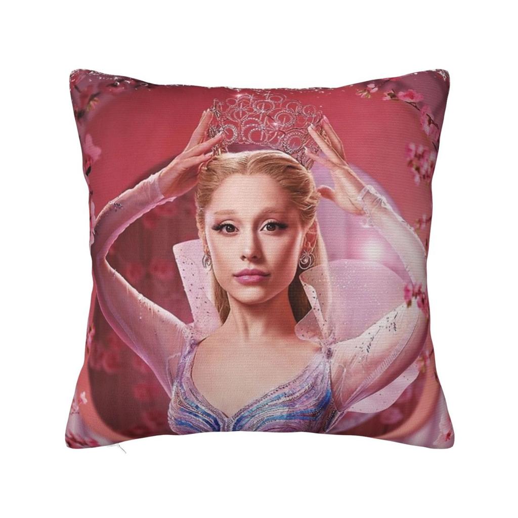 Wicked For Good Glinda Pillowcase Soft Polyester Cushion Cover Decor Throw Pillow Case Cover Home Square cm