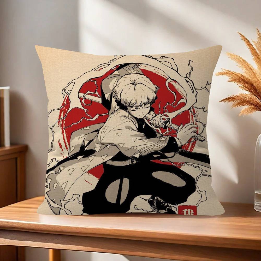 

Anime AAgatsuma COOL Zenitsu Personalized picture text home decorative pillows Household Gifts 45x45cm 30x30cm