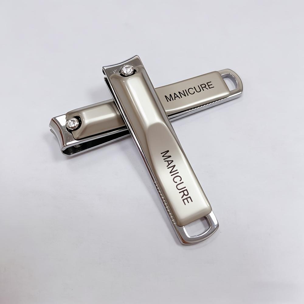 2Pcs Anti-Splash Nail Clippers Sharp Clippers Fit For Fingernails And Toenails Nail Trimmer Stainless Steel Toenail Clipper