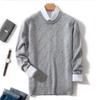 Men's Autumn and Winter Loose Knit Round Neck Base Sweater, Spring Business Casual Sweater