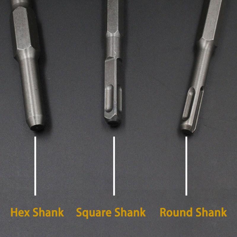 Hammer Rotary Advanced Chisel Bits Set Chrome Steel Tile Bull Point Chisel