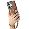 Retro PU Leather Case for Xiaomi Poco C85 4G (171mm)/Redmi 15C 4G (Global) (171mm) Phone Cover with Card Holder/Wristband Kickstand
