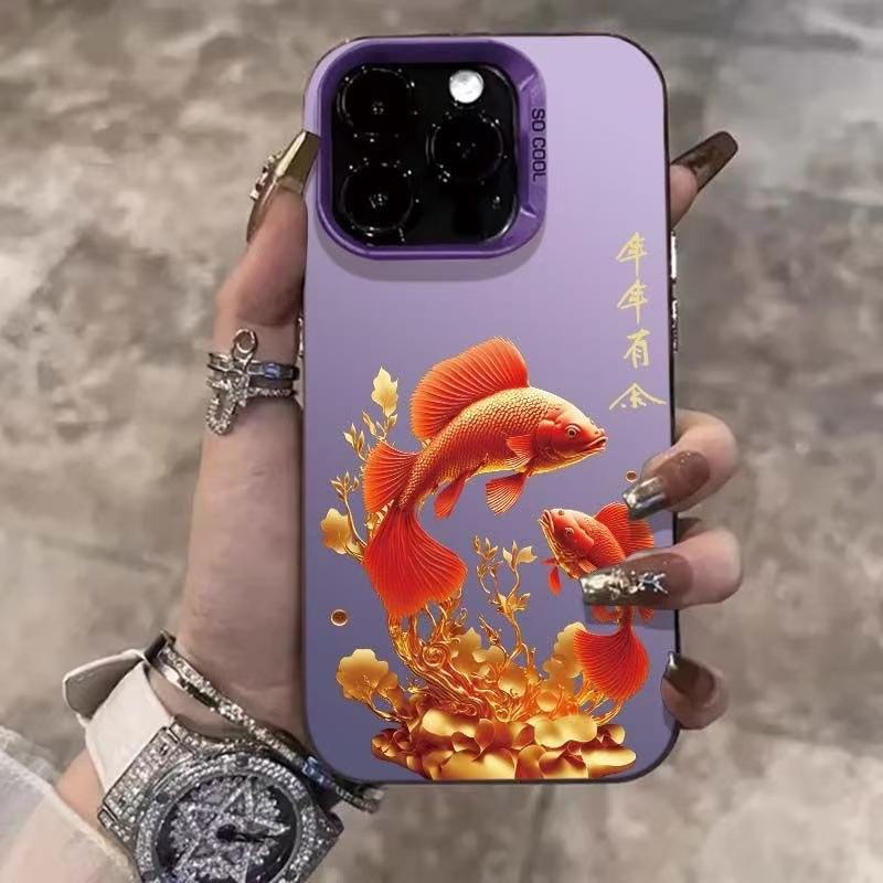 More than every year, apply Apple 15Promax New Year's phone case iPhone16Pro new 14Pro fortune 17
