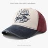 New Washed Cotton Baseball Cap for Women Men Adjustable Snapback Hats Motorcycle Print Hip Hop Dad Hat Men's Summer Cap