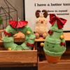 Ghirlanda Floreale Albero di Natale Peluche con Imbottitura in Cotone PP per Decorazione Casa e Regalo
