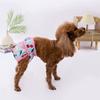 Dog Diapers Physiological Pants Cute Cartoon Print Female Dog Diaper Underwear Cat Sanitary Panties Anti Harassment Washable Reusable Pet Supplies