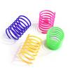 4/200Pcs Kitten Coil Spiral Springs Cat Toys Interactive Gauge Cat Spring Toy Colorful Springs Cat Pet Toy Pet Products