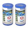 INTEX Filter Cartridge Replacement for Part Number 29002 A, 2-Pack, 28637,