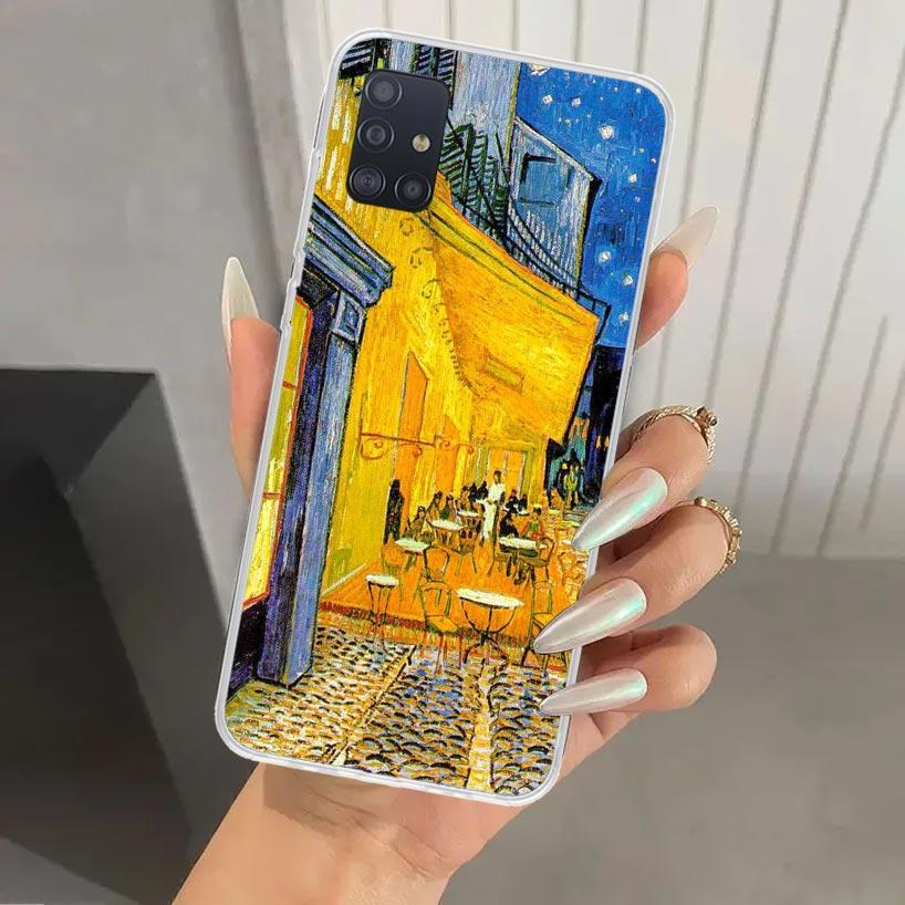 Van Gogh Oil Art Painting Phone Case for Samsung Galaxy A52 A32 A22 A12 A02S A50S A30S A10S Note 20 Ultra 10 Plus S10 A31 A20 A7